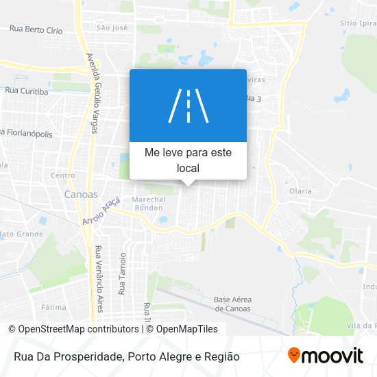 Rua Da Prosperidade mapa