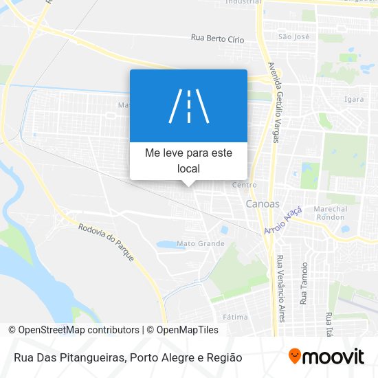 Rua Das Pitangueiras mapa