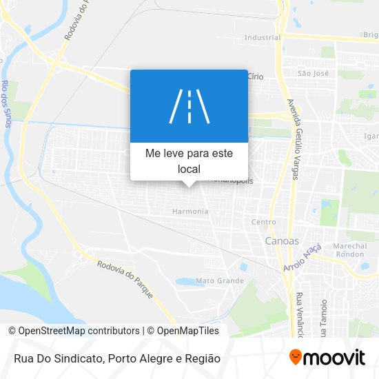 Rua Do Sindicato mapa