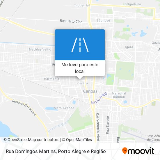 Rua Domingos Martins mapa