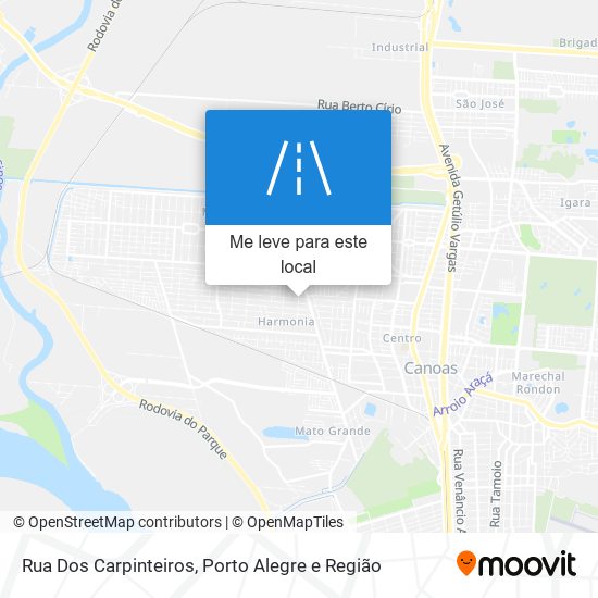 Rua Dos Carpinteiros mapa