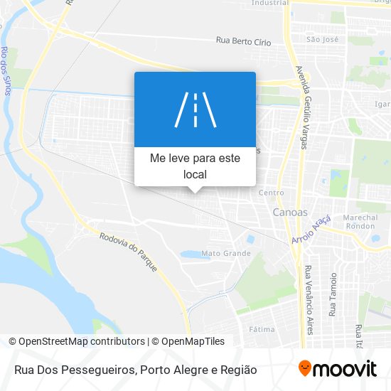 Rua Dos Pessegueiros mapa