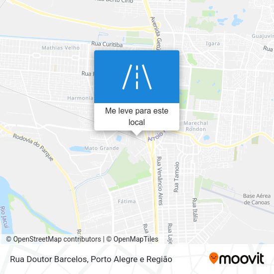 Rua Doutor Barcelos mapa