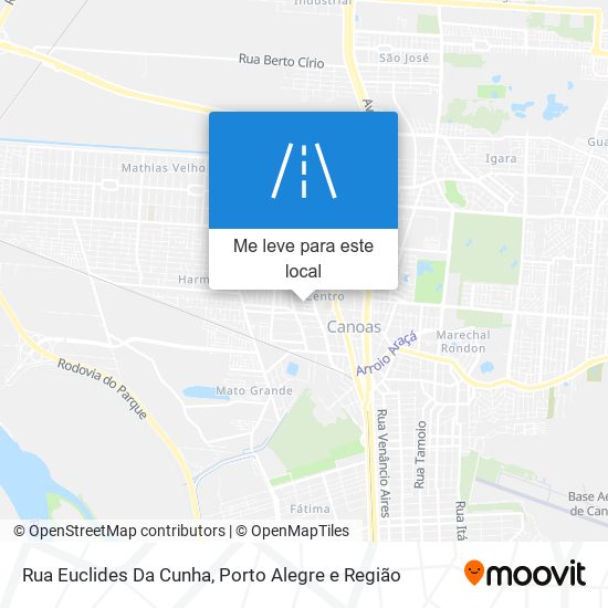 Rua Euclides Da Cunha mapa