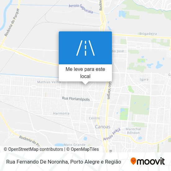 Rua Fernando De Noronha mapa