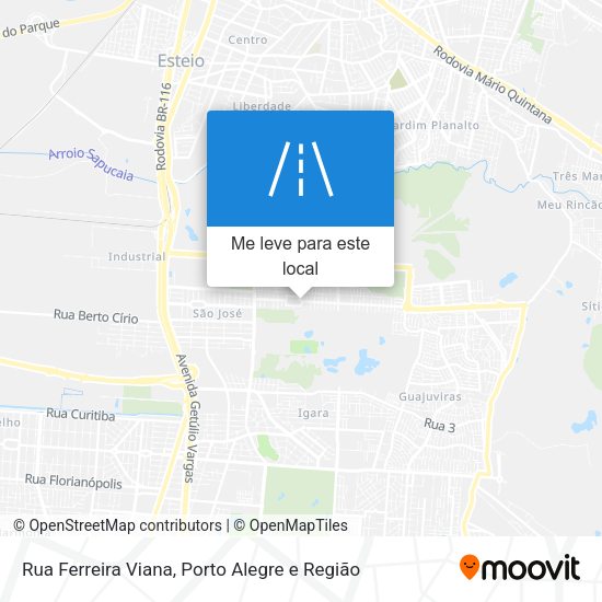 Rua Ferreira Viana mapa
