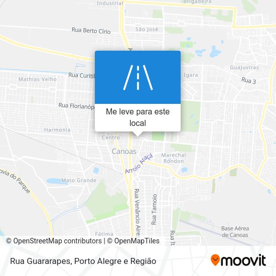 Rua Guararapes mapa