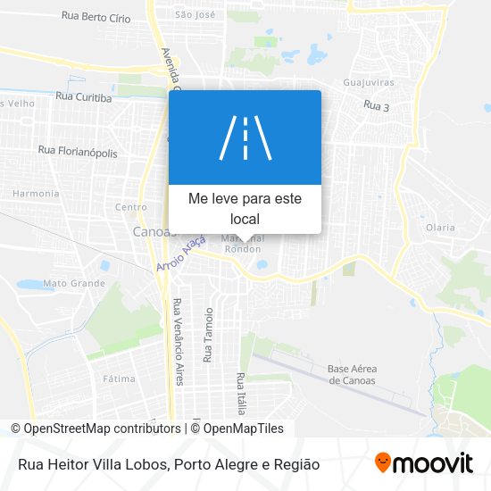 Rua Heitor Villa Lobos mapa