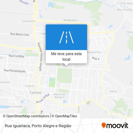 Rua Iguariaca mapa