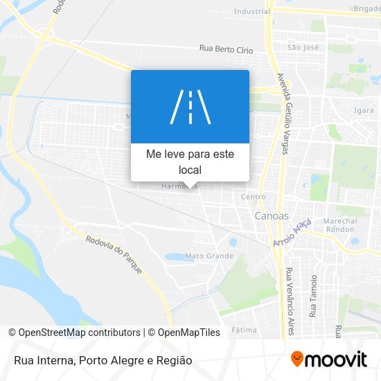 Rua Interna mapa