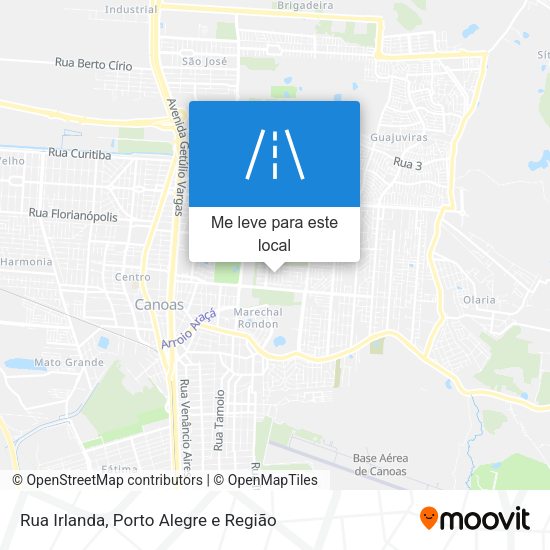 Rua Irlanda mapa