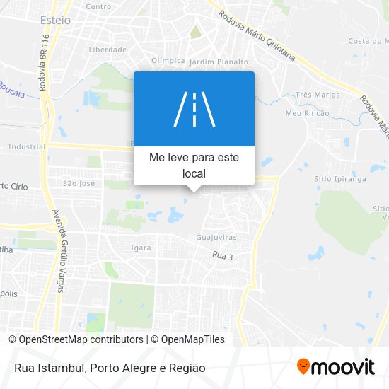 Rua Istambul mapa