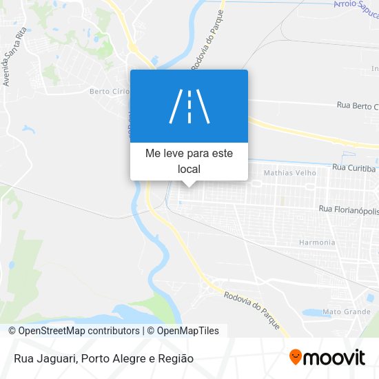 Rua Jaguari mapa