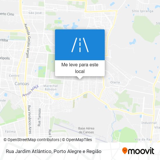 Rua Jardim Atlântico mapa