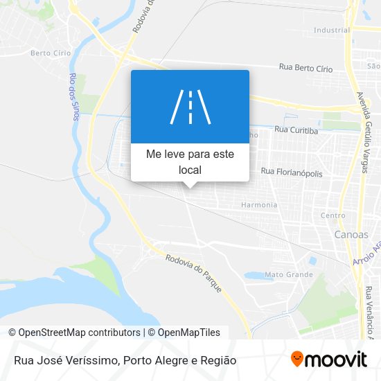 Rua José Veríssimo mapa