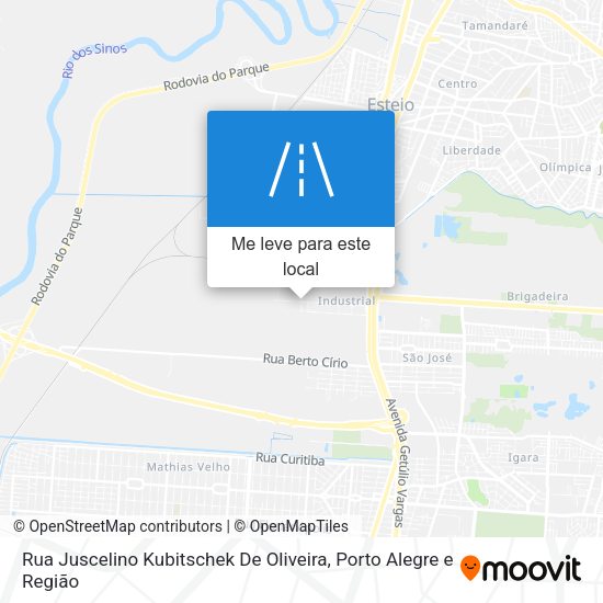 Rua Juscelino Kubitschek De Oliveira mapa