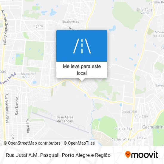 Rua Jutaí A.M. Pasquali mapa