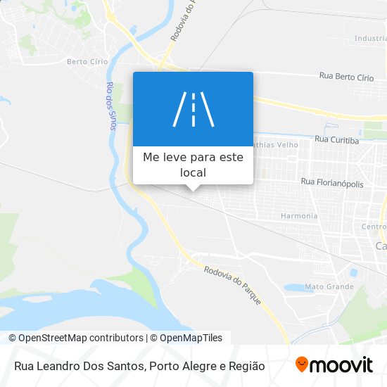 Rua Leandro Dos Santos mapa