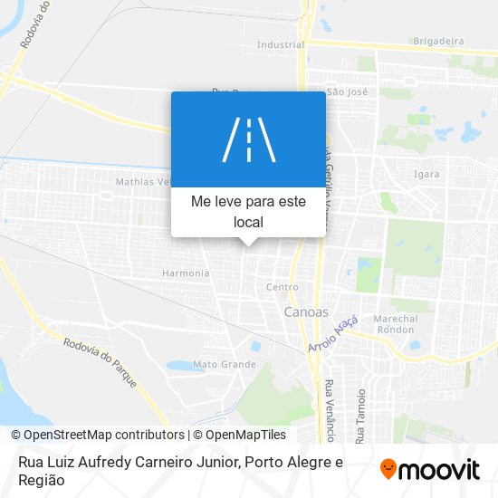 Rua Luiz Aufredy Carneiro Junior mapa