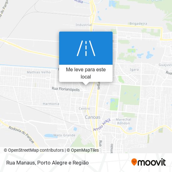 Rua Manaus mapa
