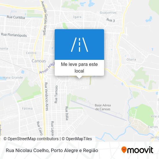 Rua Nicolau Coelho mapa