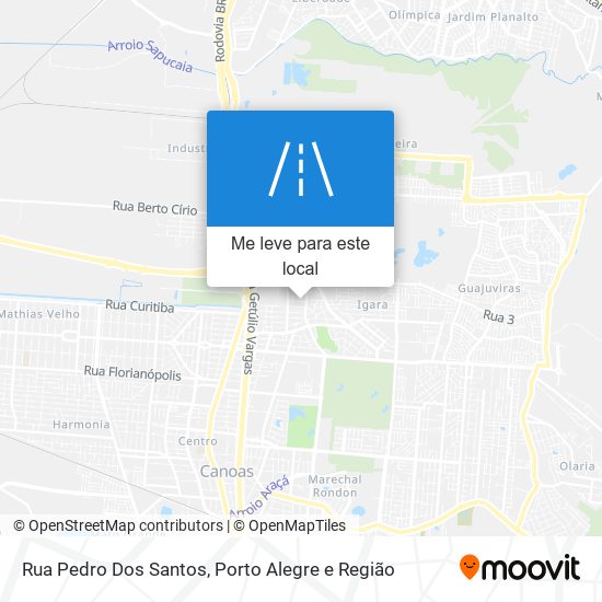 Rua Pedro Dos Santos mapa