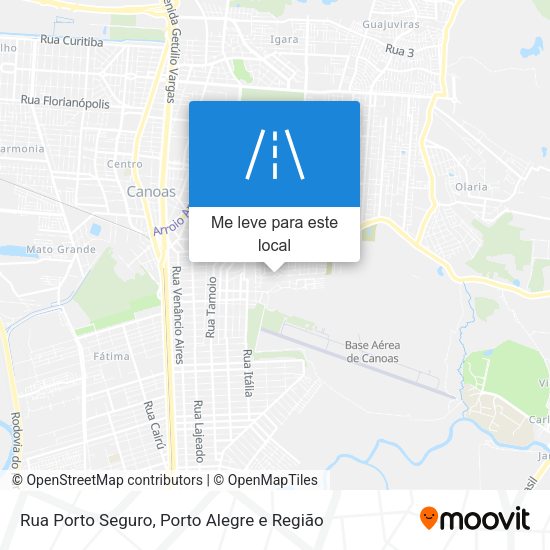 Rua Porto Seguro mapa