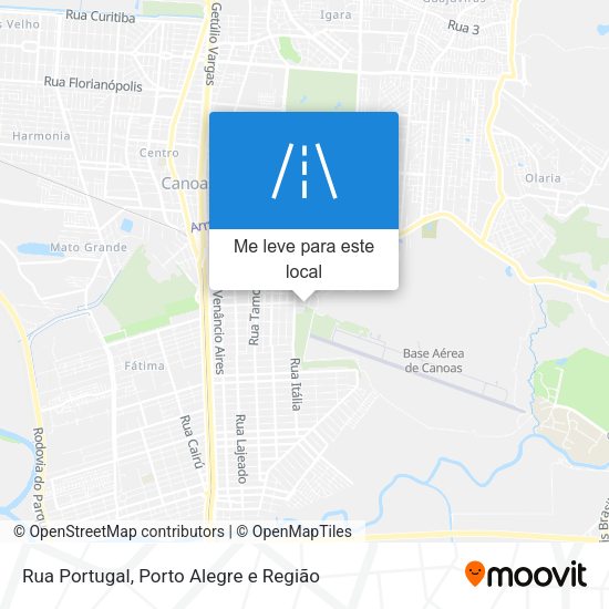 Rua Portugal mapa