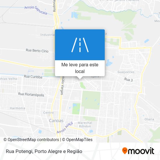 Rua Potengi mapa