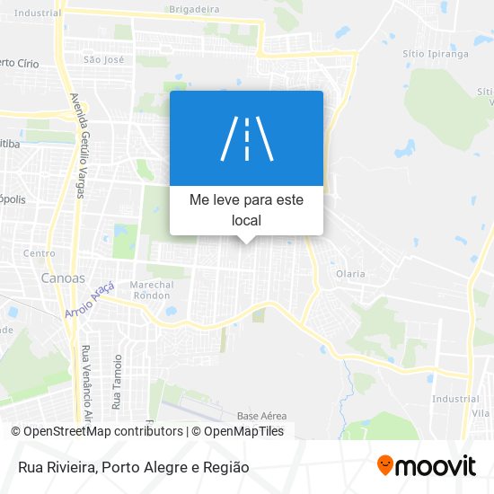 Rua Rivieira mapa