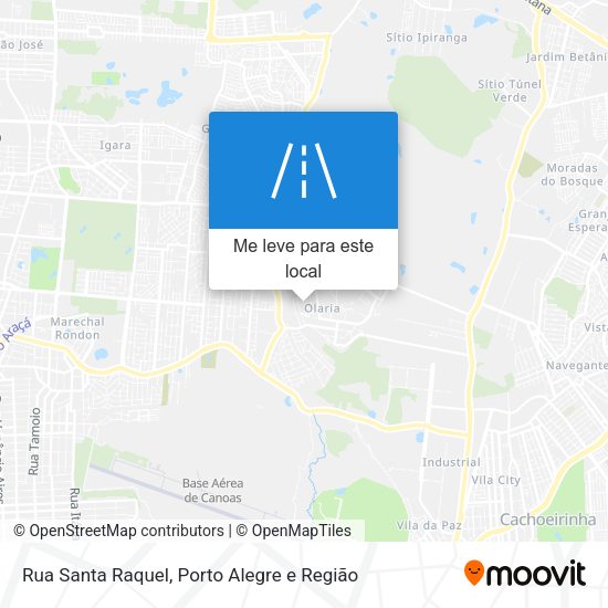 Rua Santa Raquel mapa