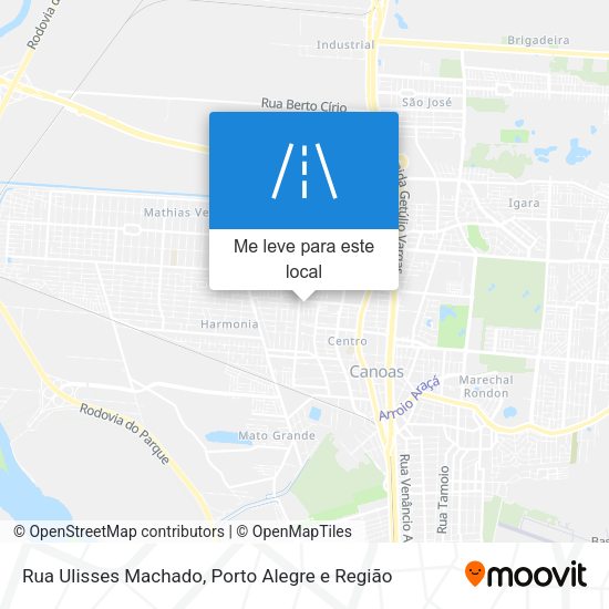 Rua Ulisses Machado mapa