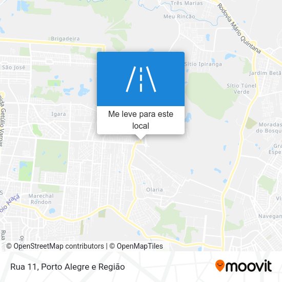 Rua 11 mapa