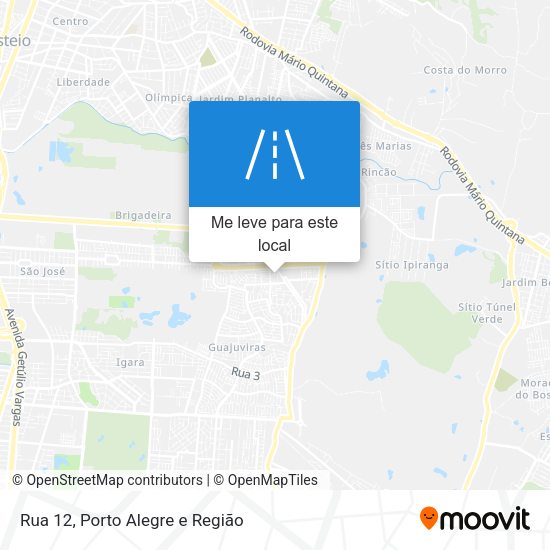 Rua 12 mapa