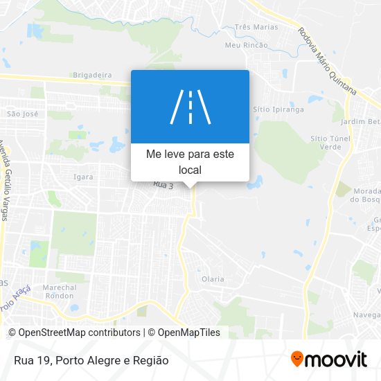 Rua 19 mapa