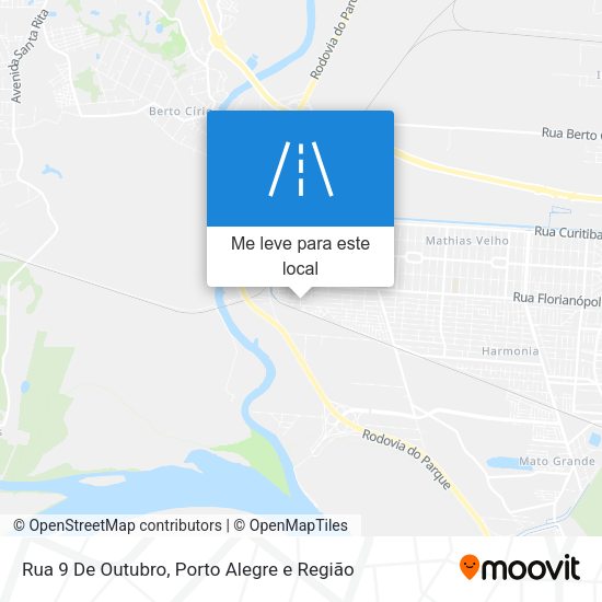 Rua 9 De Outubro mapa
