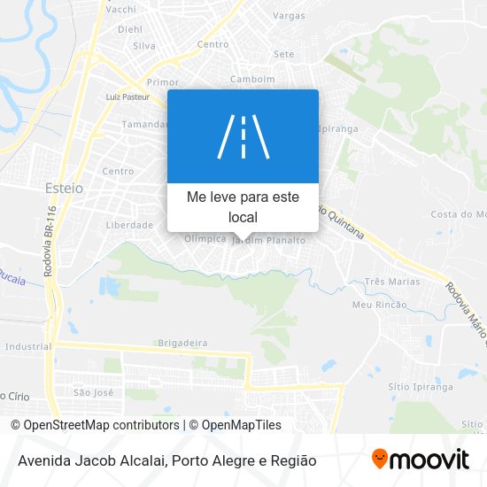 Avenida Jacob Alcalai mapa