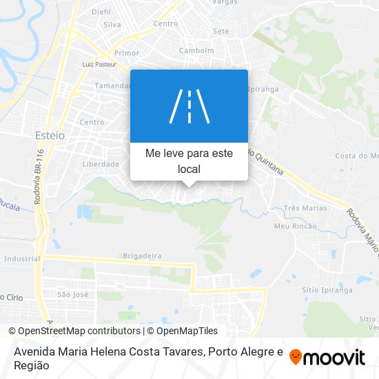 Avenida Maria Helena Costa Tavares mapa