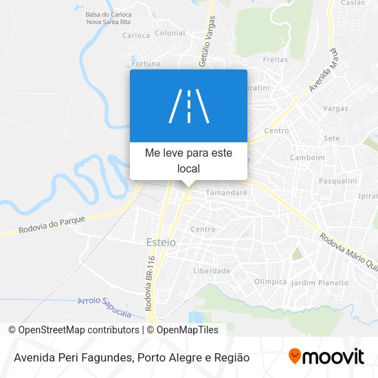 Avenida Peri Fagundes mapa