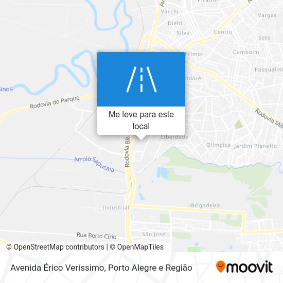 Avenida Érico Veríssimo mapa