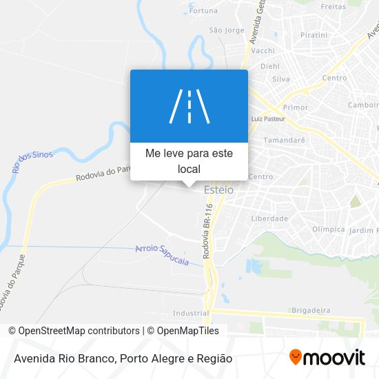 Avenida Rio Branco mapa