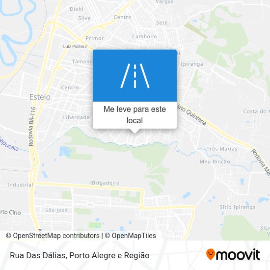 Rua Das Dálias mapa