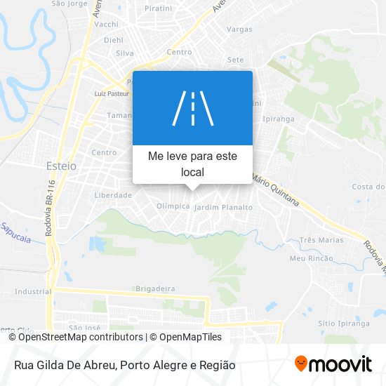 Rua Gilda De Abreu mapa
