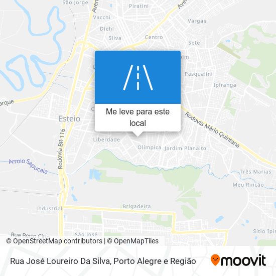 Rua José Loureiro Da Silva mapa