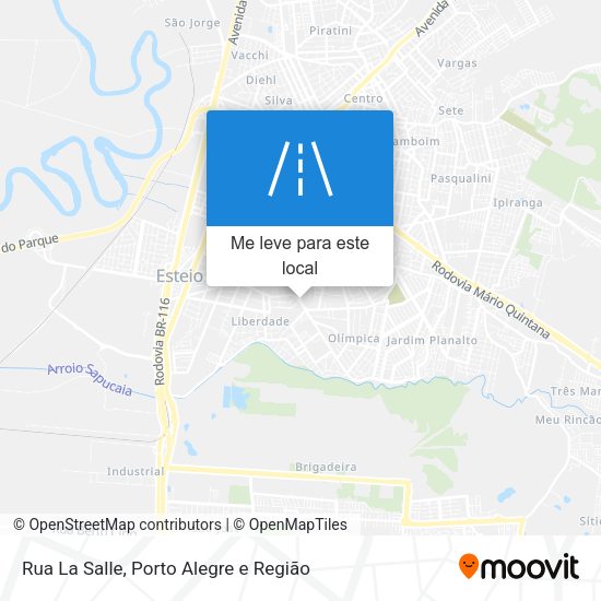 Rua La Salle mapa