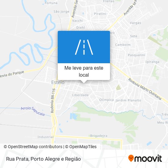 Rua Prata mapa