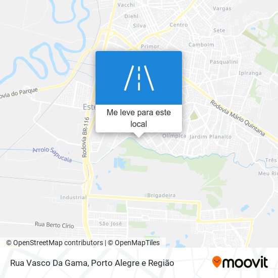 Rua Vasco Da Gama mapa