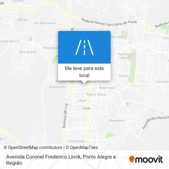 Avenida Coronel Frederico Linck mapa