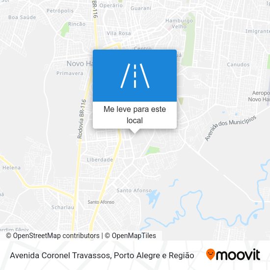 Avenida Coronel Travassos mapa