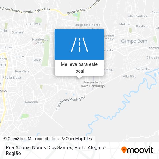 Rua Adonai Nunes Dos Santos mapa